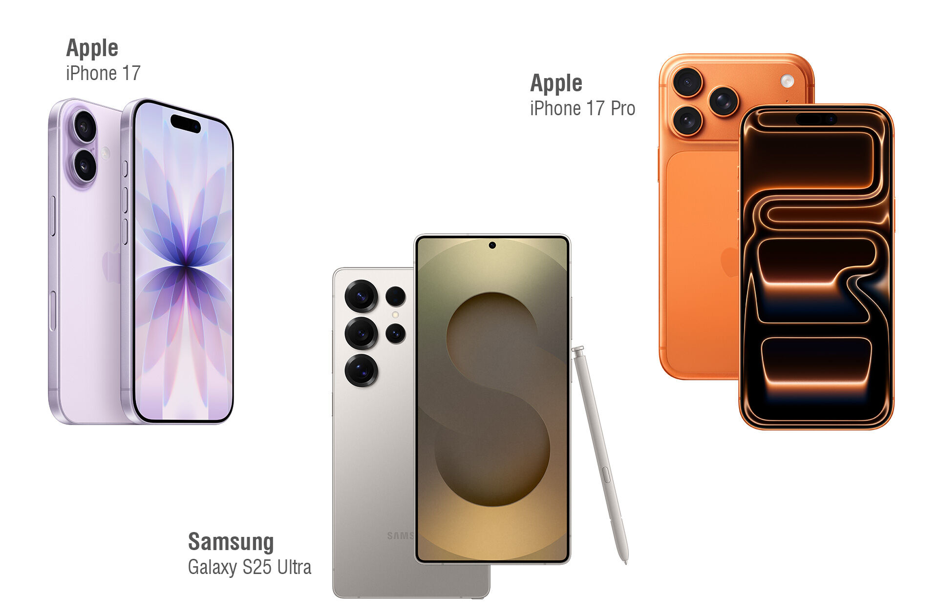 selection of easyMobile phones