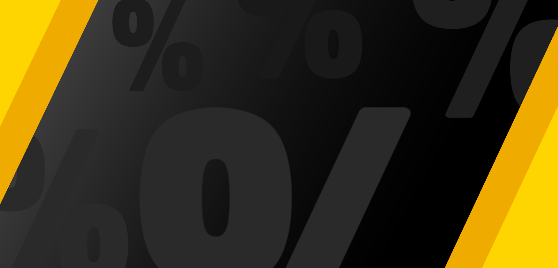 Black Friday backround with percent symbols